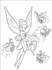 coloriage iridessa et les lucioles